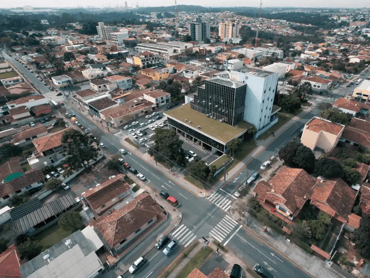 Vista de Araucária, cidade onde a VKR constrói há mais de duas décadas